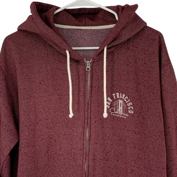 Rare VTG San Francisco California Trademark Hoodie Sweatshirt Mens Large EUC - Picture 14 of 14